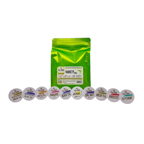 Variety pack tea pods Nespresso OriginalLine compatible