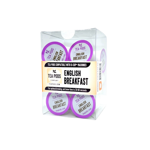 English Breakfast tea pods K-Cup compatible blend of black teas in capsules