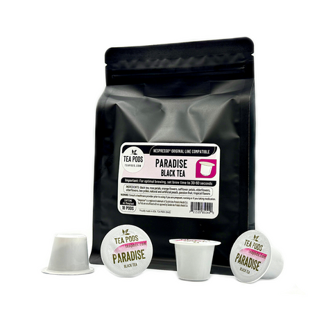 PARADISE - black tea pods compatible with Nespresso OriginalLine brewers