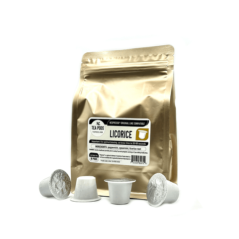 Licorice tea pods Nespresso OriginalLine compatible