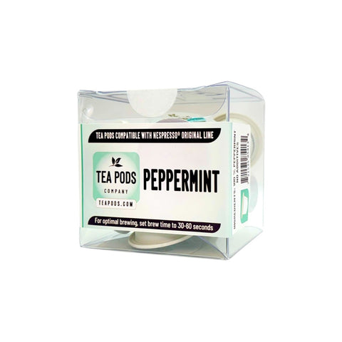 Peppermint tea pods compatible with nespresso original