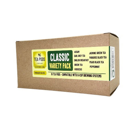 Best Tea Pods for K-Cup Brewing Systems Classic Tea Variety Pack