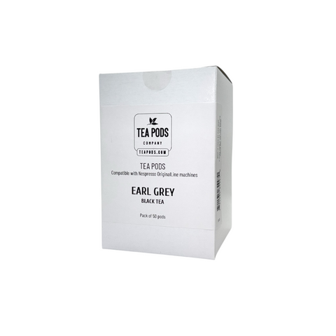 Bulk 50 earl grey black tea pods nespresso compatible wholesale for hospitality business