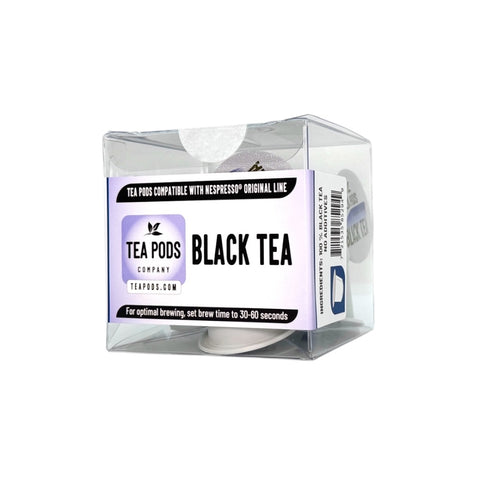 Black tea pods compatible with Nespresso OriginalLine