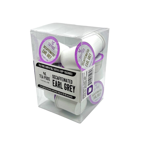 Decaffeinated Earl Grey tea capsules K-Cup compatible