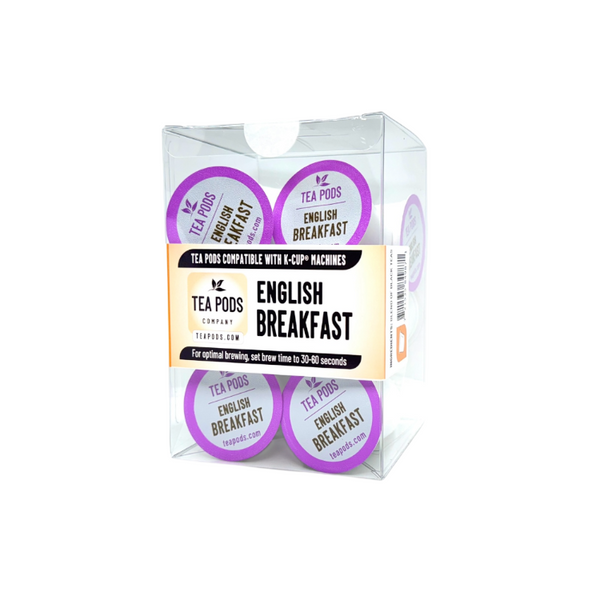 English Breakfast tea pods K-Cup compatible blend of black teas in capsules