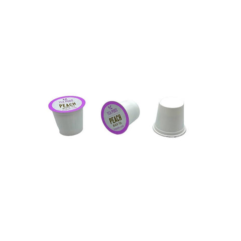 Bulk - Peach Black tea capsules K-Cup compatible - TEA PODS