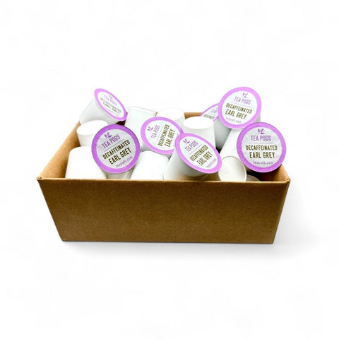 Bulk - Decaffeinated Earl Grey tea capsules K-Cup compatible - TEA PODS