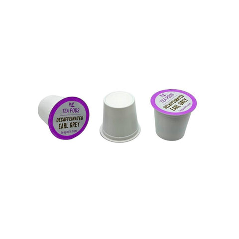 Decaffeinated Earl Grey tea capsules K-Cup compatible - TEA PODS