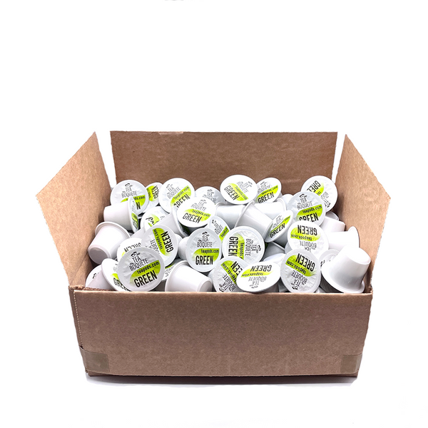 Green tea pods Nespresso OriginalLine compatible for business Case of 200 pods