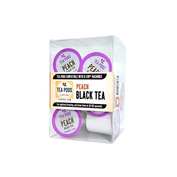 Peach black tea pods K-Cup compatible