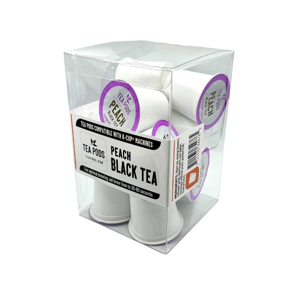 Tea Capsules Peach Black Tea Compatible with K Cup