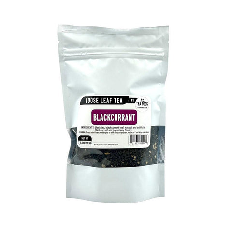 Loose leaf Blackcurrant black tea - TEA PODS