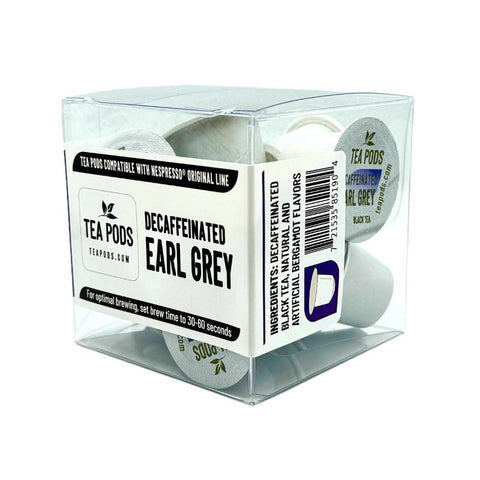 Decaffeinated Earl Grey black tea pods Nespresso OriginalLine compatible - TEA PODS