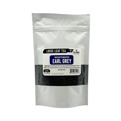 Loose leaf Decaffeinated Earl Grey black tea - TEA PODS