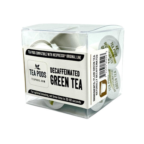 Decaffeinated Green tea pods Nespresso OriginalLine compatible - TEA PODS
