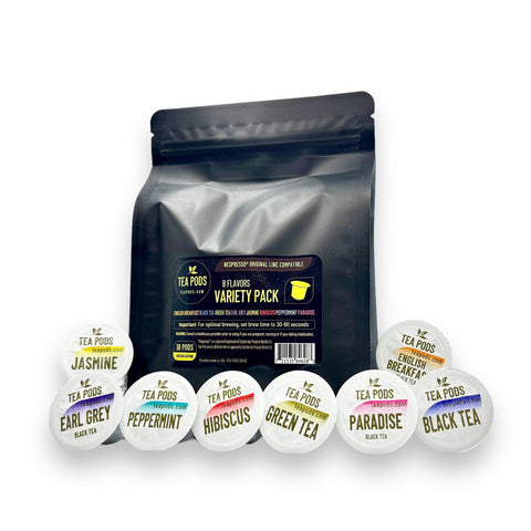 Variety pack tea pods Nespresso OriginalLine compatible - TEA PODS