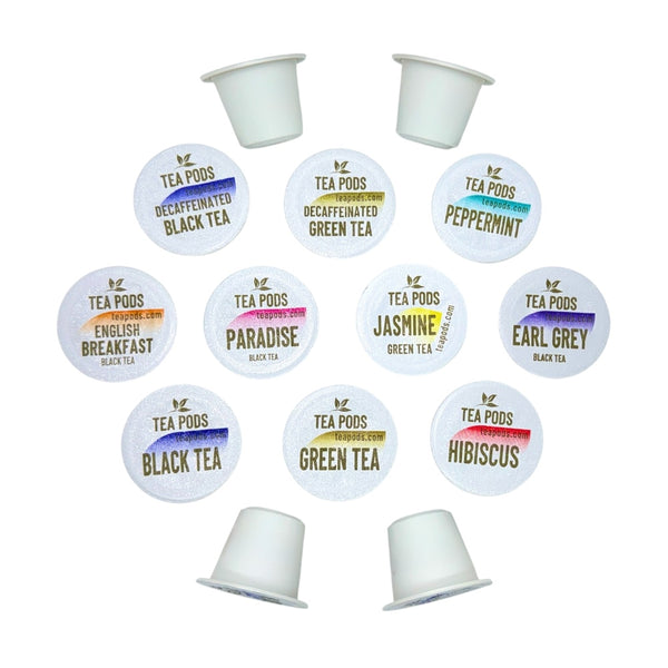 variety tea pods compatible with nespresso original capsules